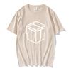 The Temper Trap Cube Print T-shirt Short Sleeve Cotton O-neck Male Tshirts Unisex Streetwear Casual Loose Summer Fashion T Shirt