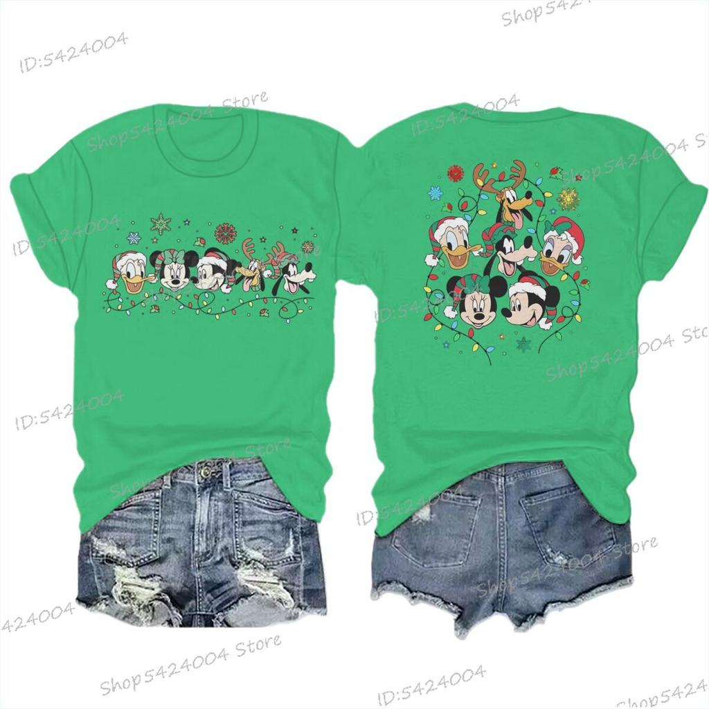 Christmas Mickey Mouse Shirt Mickey Friend Christmas TShirt Merry Christmas Women Men Tshirts