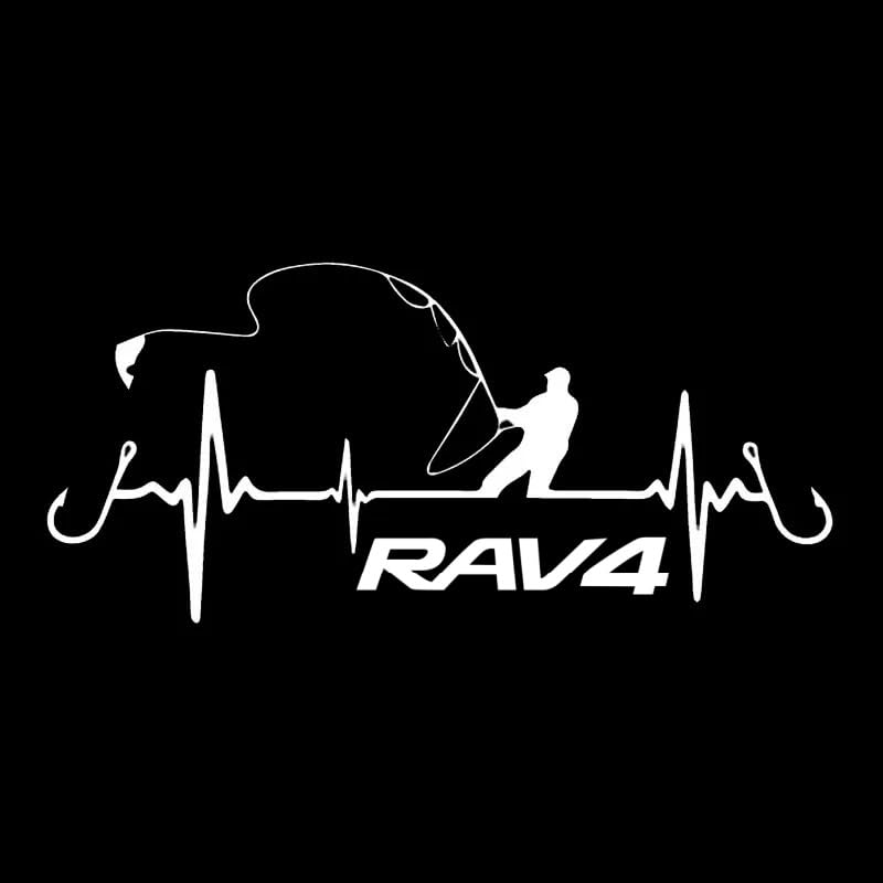 

RAV4 Car Stickers, Applicable to All Series, Car Stickers, Exterior Accessories, Car Decoration, Car RAV4 белый