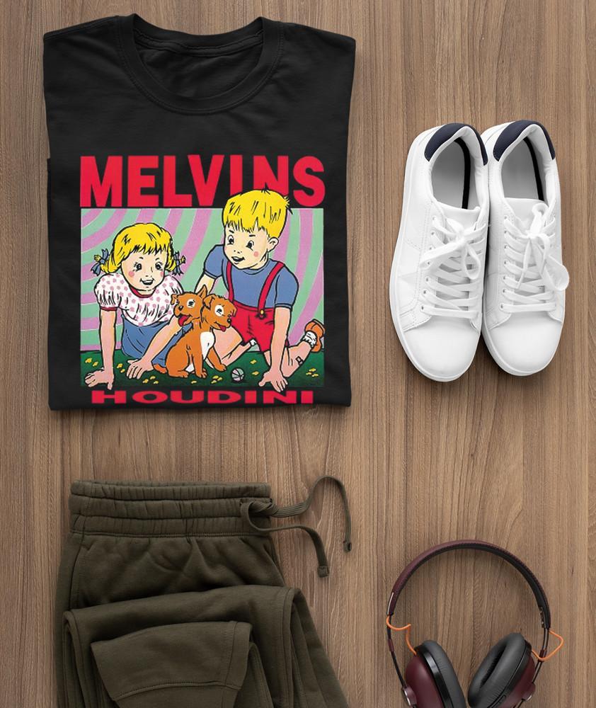 Inspired Melvins Houdini Band Unisex Cotton Black All Size Shirt KH1117 Unisex T-Shirt XL