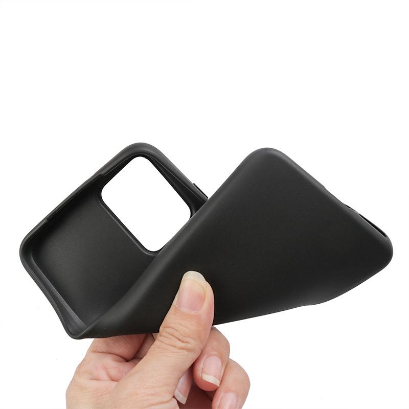 

For Motorola Edge 30 Neo 5G Anti-scratch Phone TPU Case Matte Fingerprint-free Phone Cover Black