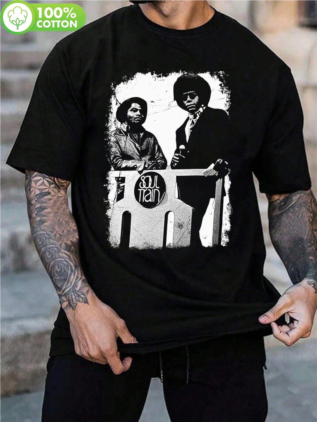 Soul Train Vintage Tshirt Vintage Distressed Graphic Tshi... L