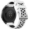 Silicone Strap for Huawei Watch GT 2e, White / Black