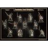 Mars Figures 1/72 Scale Teutonic Knights, Foot Knights, 15th Century, 12 Poses, 48 ??Figures, Plastic Model Kit ORM72057