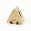 Cheese Tissue Box Holder Whimsical Ceramic Sculptural for Living Room