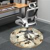 1PC Bird Office Round Area Rug, Mat Suitable For Office, Under Office Chairs Bedroom Living Room Home Decor, Room Deco