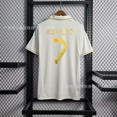 11-12 Season Retro AC7 Ronaldo Jersey Short-sleeved Adult Version Football Jersey