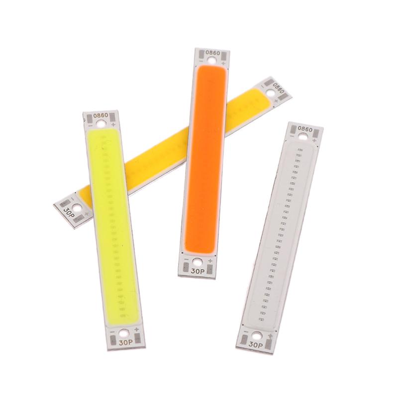 Led Cob Strip 1W 3W Warm Cold White Blue Red Led Light Source For Bicycle Lamp