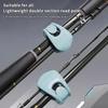 1/2Pcs Fishing Rod Holder Fixer Clip Straps Fishing Pole Holder Compact Design Fishing Rod Fixer Wall Mounted Fishing Rod Holder
