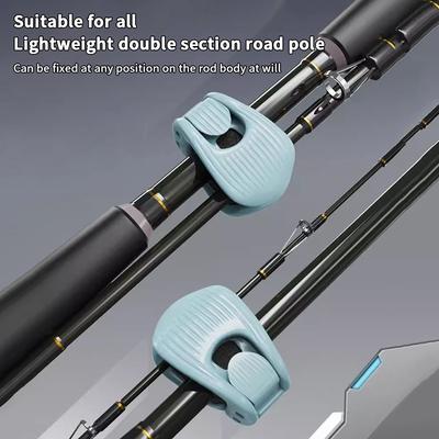 1/2 stuks Hengelhouder Fixeerclip Riemen Hengelhouder Compact Ontwerp Hengelfixeer Wandgemonteerde Hengelhouder