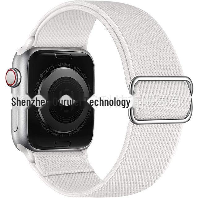 Adjustable Elastic Nylon Band with Sliding Buckle for Apple Watch iWatch7