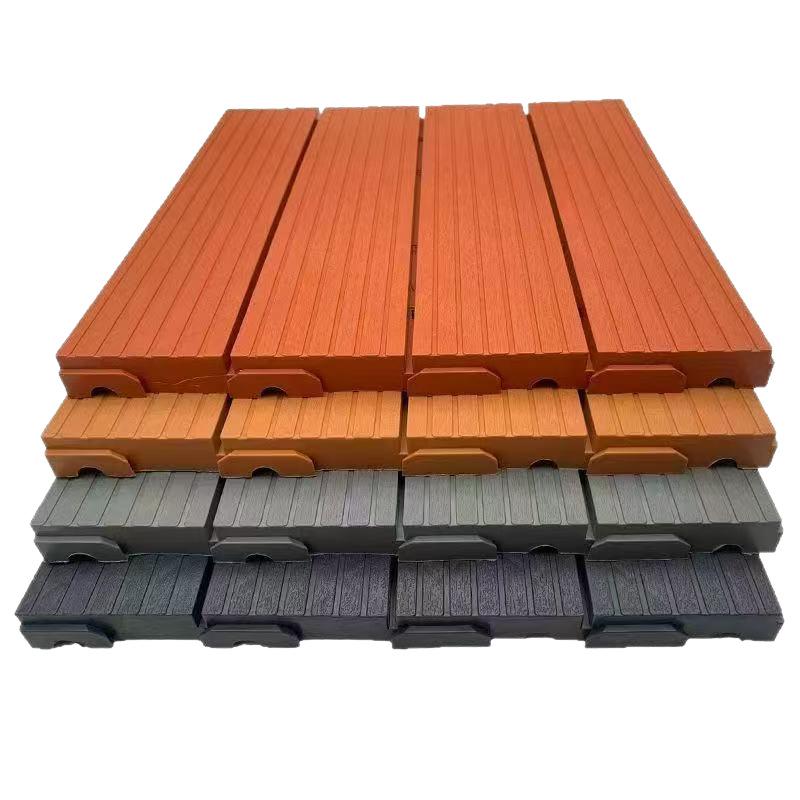 Outdoor Self-Assemble Wood-Plastic Flooring for Balcony, Terrace, and Garden Renovation