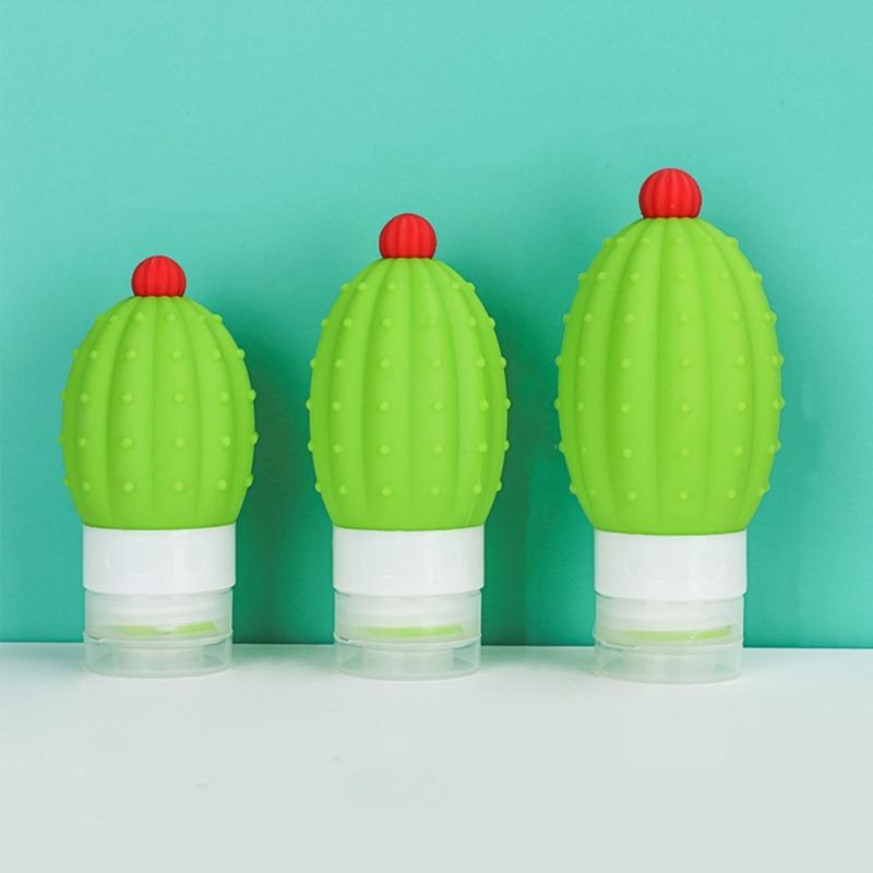 Silicone Travel Bottle Liquid Dispenser Multifunctional Storage Bottles Supplies for Adults Women Makeup Lotion Liquid