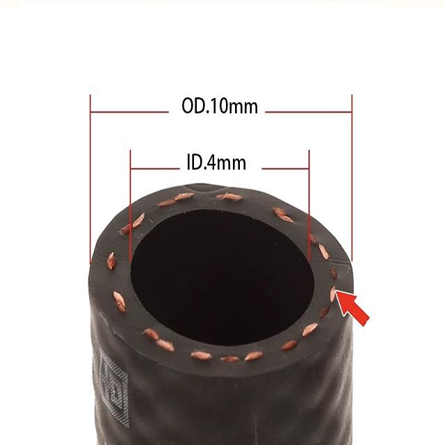Nitrile rubber hose clamp steel wire rubber heat-resistant oil pipe diesel hose fuel nitrile low-pressure hose 1M heat-resistant