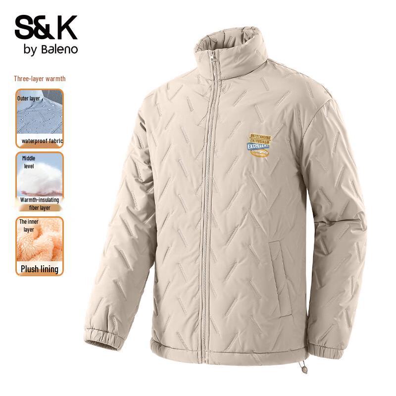 Baleno Men's S&K Series Stand Collar Winter Padded Jacket
