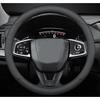 Car Steering Wheel Cover Compatible With Toyota RAV4 2025 2024 2001- Year, Breathable Premium Leather, Anti-Slip Design, B-Style