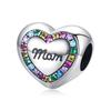 WOSTU Mother's Day Jewelry DIY Charms Rose Flower Fit Original Bracelet Neckalce Wholesale