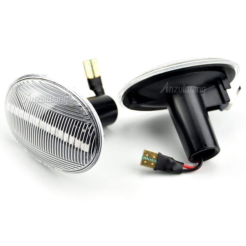 2pcs Flowing Turn Signal Light Dynamic LED Side Marker Side Indicator For BMW MINI Cooper R56 R57 R58 R59 CL-R56-LSM-SM