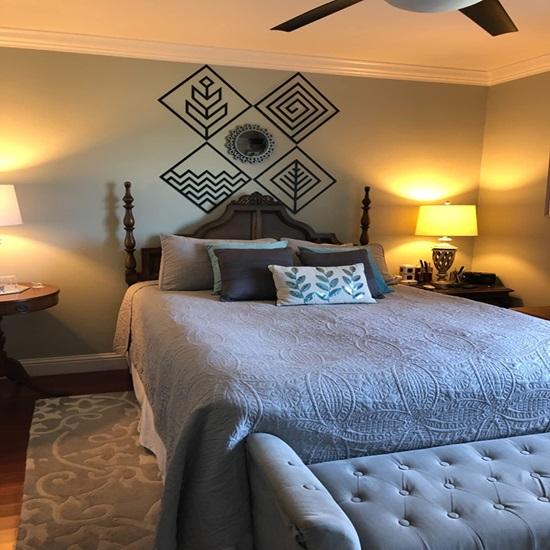 Wooden Wall Decor Art Pieces Painted Finish 4mm Thick Home Decor