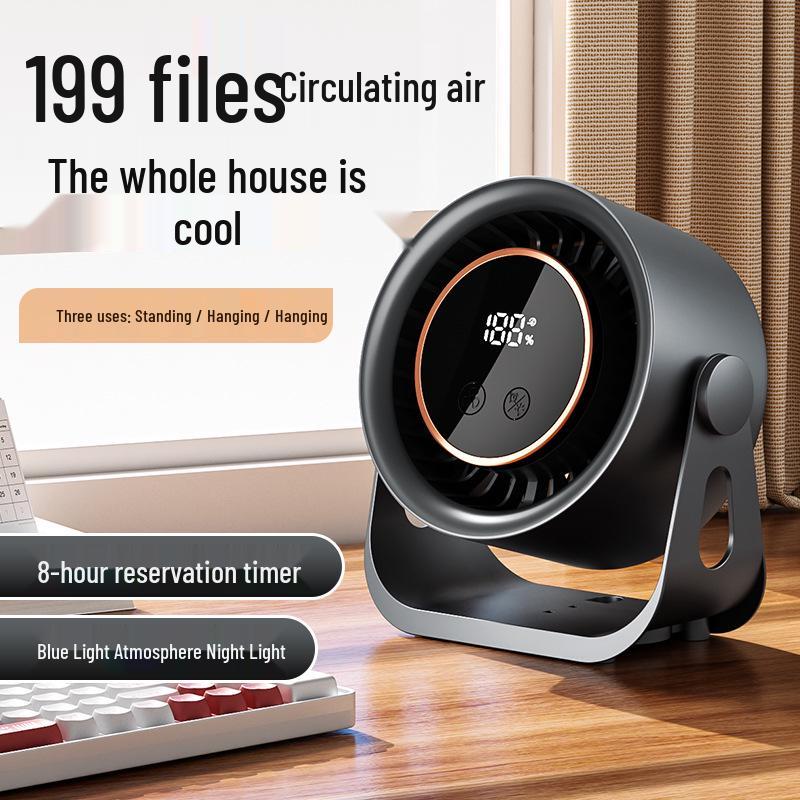 2026 Silent USB Rechargeable Clip-on Fan for Smart Home and Dorm Use