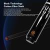 OKHEALING Pool Cue Carbon Fiber Billiards Sticks 12.9mm Tip Uni-loc Joint 147cm/58inch Length 19~21oz Weight