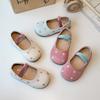 Mädchen Ballerinas Prinzessin Samt Gepunktete Mary Jane Schuhe Baby Mädchen Kind Schick Bonbonfarbe Frühling Freizeitschuhe mit Elastik