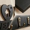 6 Hooks Wall Mount Key Rack Nordic Style Wall Decorative Hook Key Storage Holder  Housewarming Gift