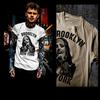 Brooklyn T-shirt New York City BK NY Hip Hop Middle Finger Attitude White Tee