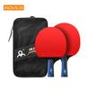 ROVER Table Tennis Racket 5/6 Star Professional Ping Pong Racket Set Pimples-in Rubber Hight Quality Blade Bat Paddle with Bag