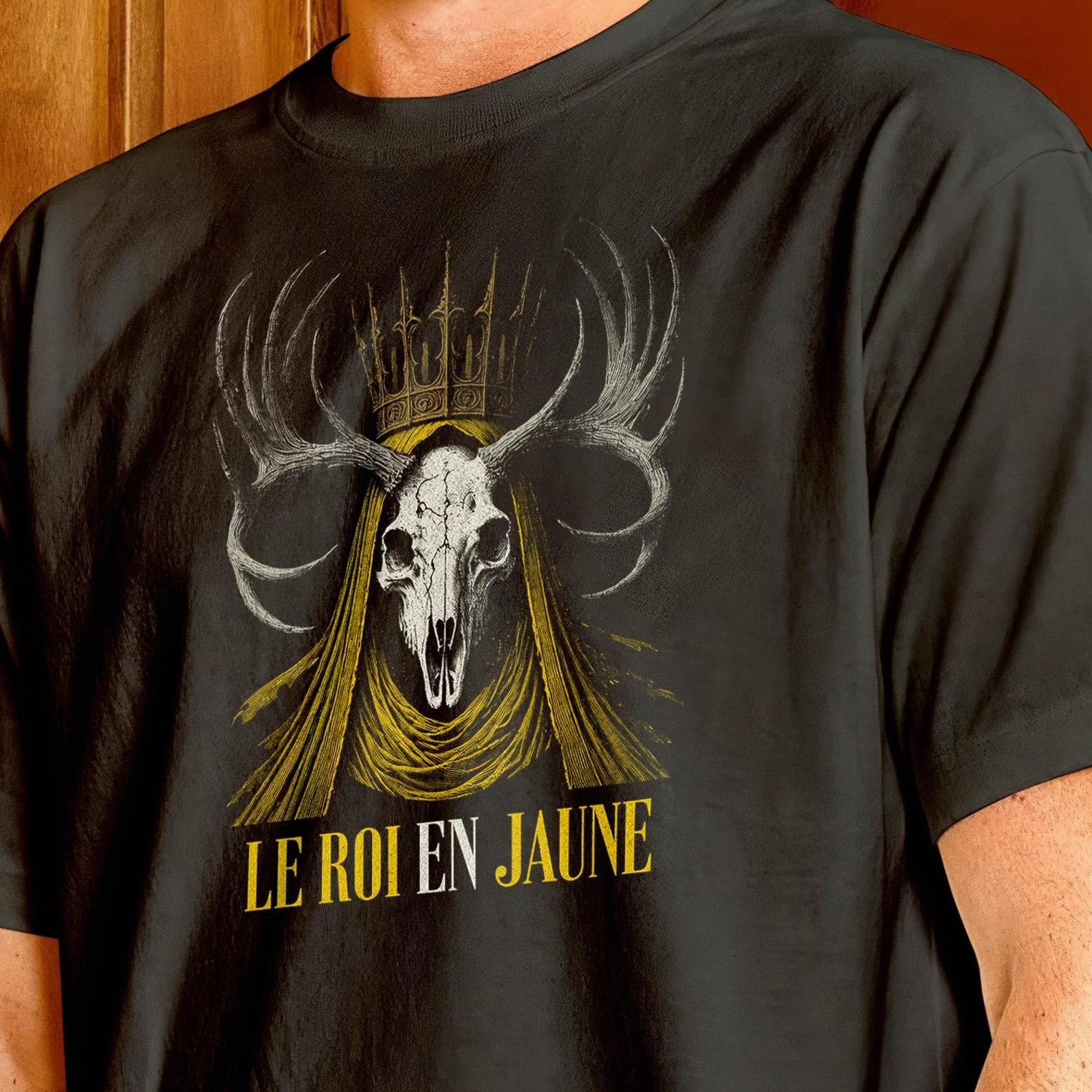 King in Yellow T-Shirt – Cosmic Horror Pulp Tee S
