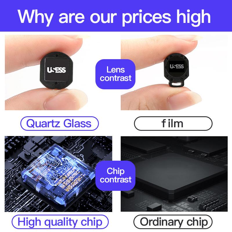 USESS For Jaguar LED Side Rearview Mirror Icon Projector Ghost Shadow Lamp Car Puddle Welcome Light For XE XF XJ XK Error Free PP23