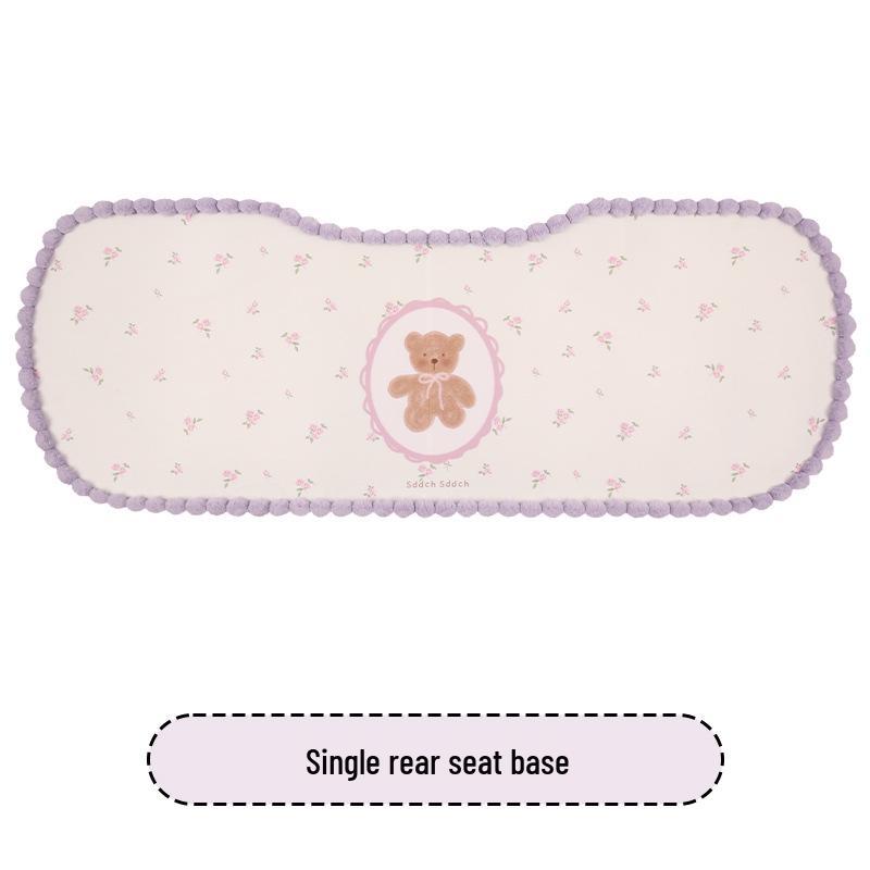 Four Seasons Cartoon Cute Goddess Bear Car Seat Cushion for Toyota Corolla, RAV4, bZ3, and bZ4X