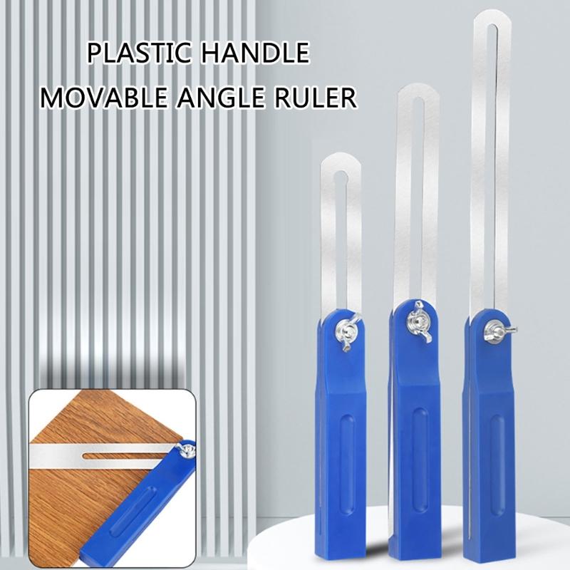 Activity Ruler Protractor Woodworking Square Carpenter Measuring Ruler Finder with Plastic Handle