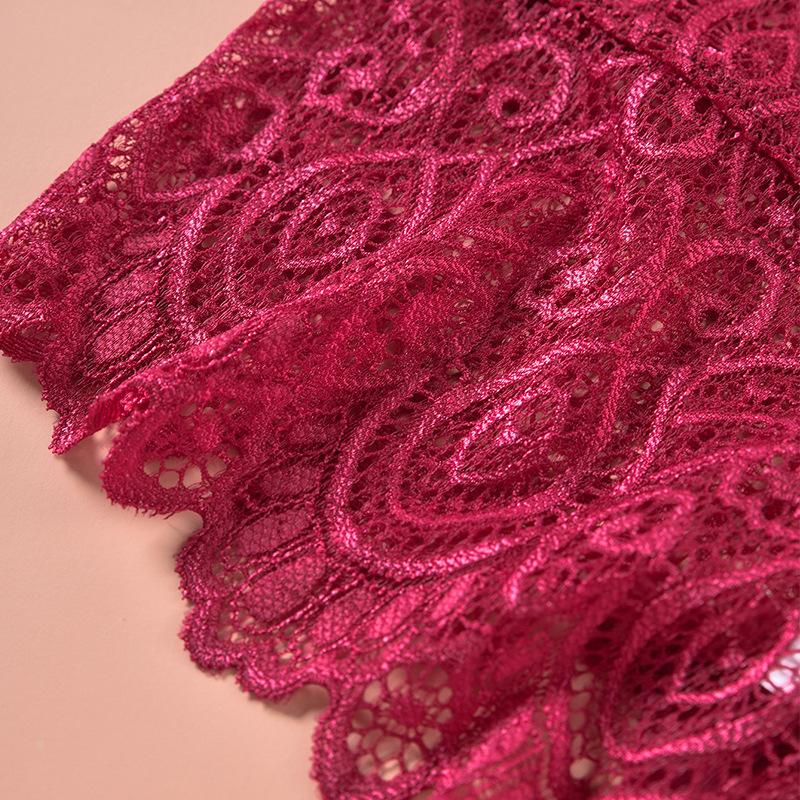 CFSC Women's Large Size Underwear Solid Color Print Lace Underwear