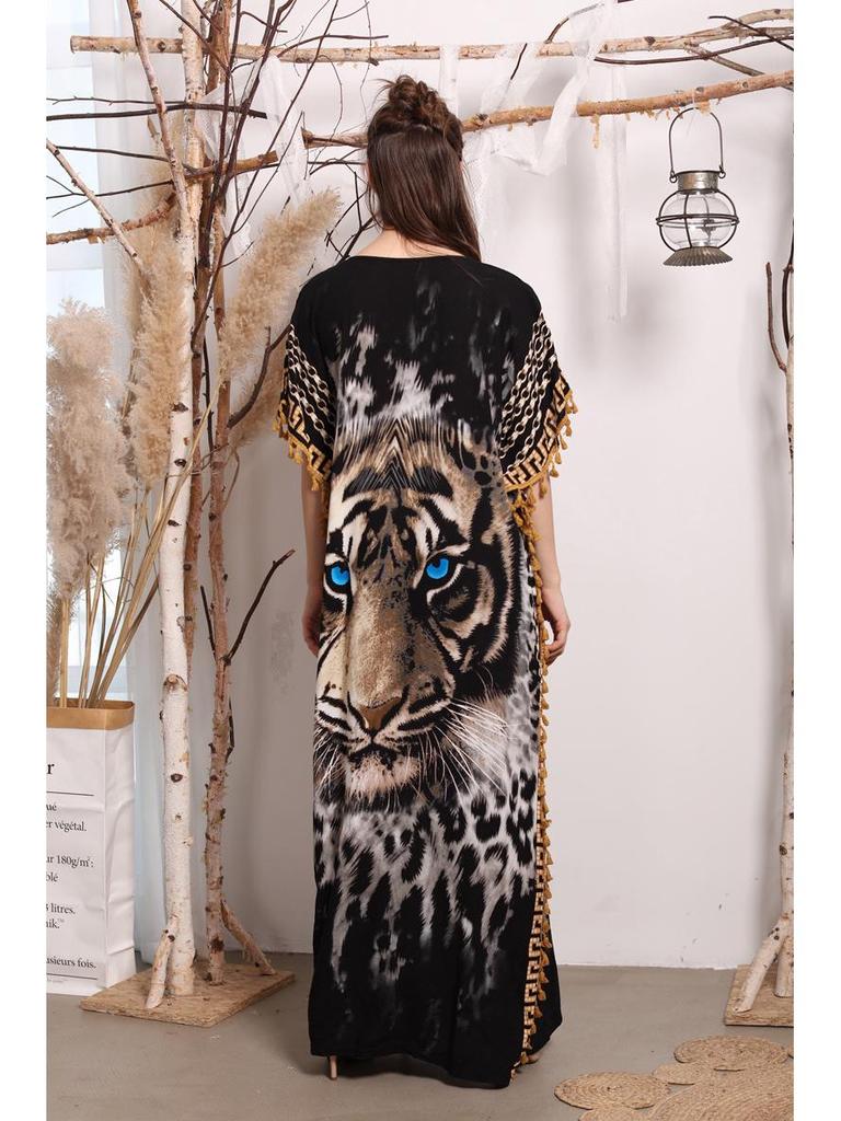 Übergröße Damen Kurzarm Gebetskleid - XG2001