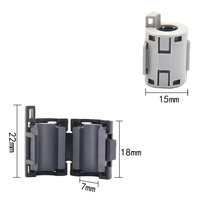 Snap-On Nickel-Zinc Ferrite Core Magnetic Ring for Anti-Interference Shielding