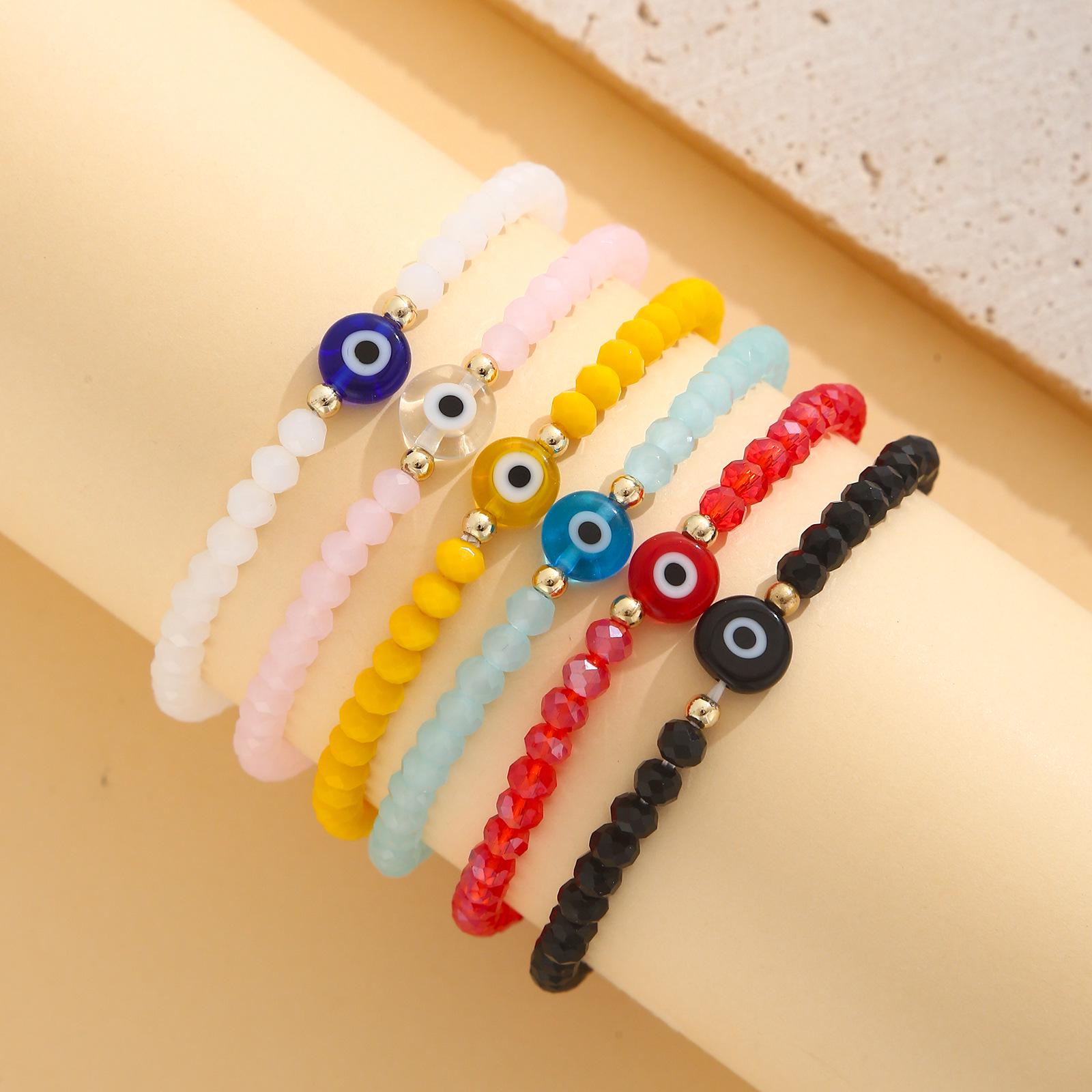Charming Beaded Bracelets for Couples белый