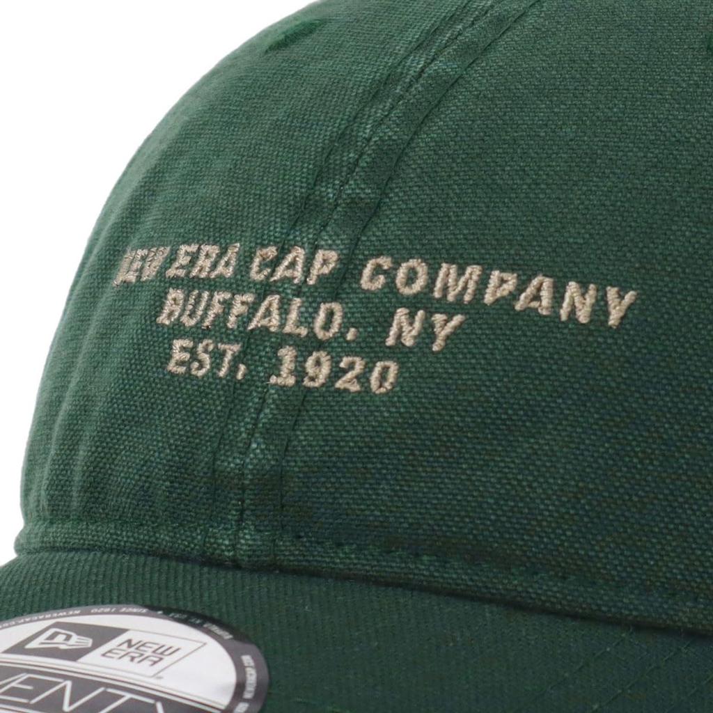 New Era 9Twenty Langer Schirm Easy Snap Entenbaumwolle ONSPOTZ Dunkle Größen mit Firmenlogo Kappe, Exklusiv, Grün, S/M,
