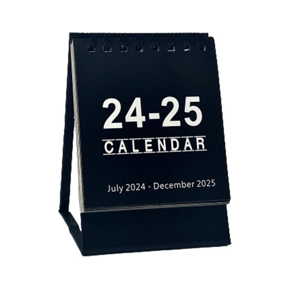 

Календарі в рулонах паперу Портативний перекидний календар Простий домашній стоячий календар чорний