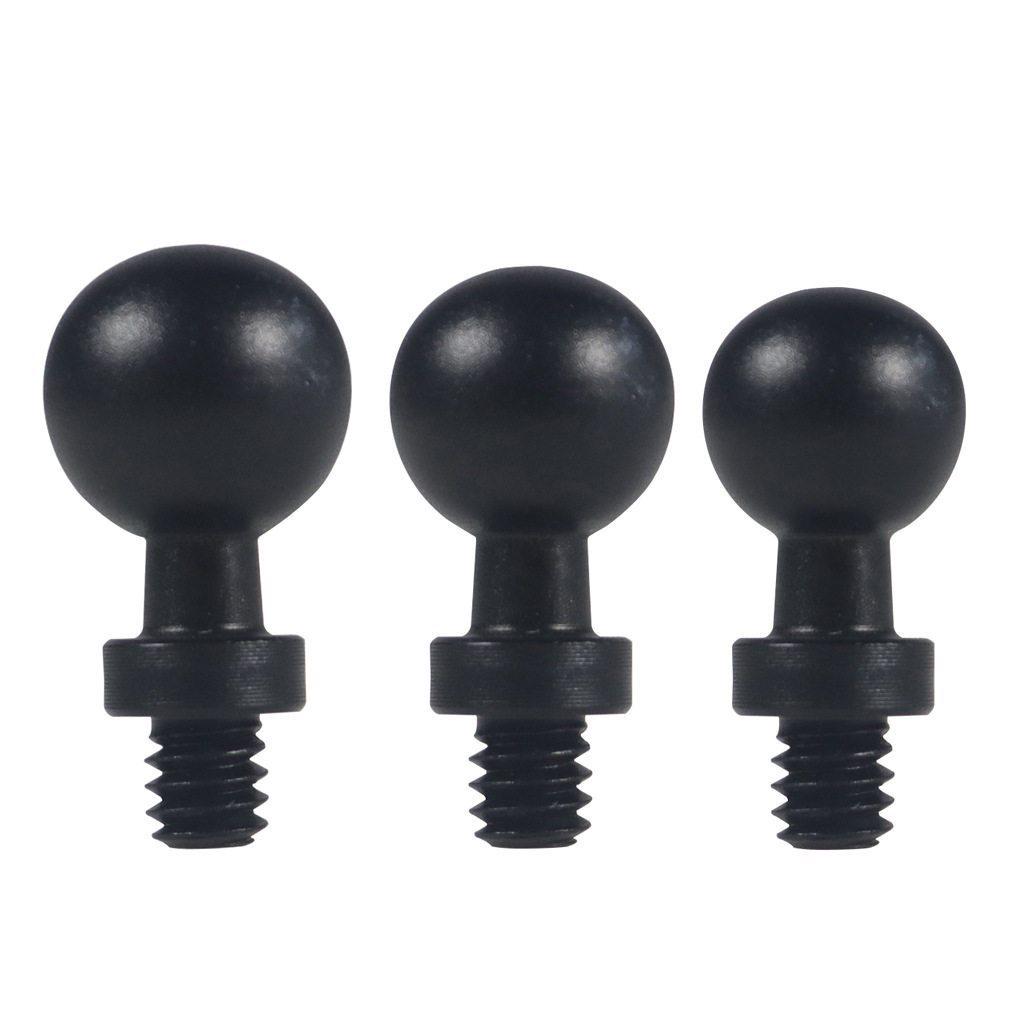 13-25mm Aluminum Alloy Ball Head Phone Car Mount Extension Rod with 1/4" Connector