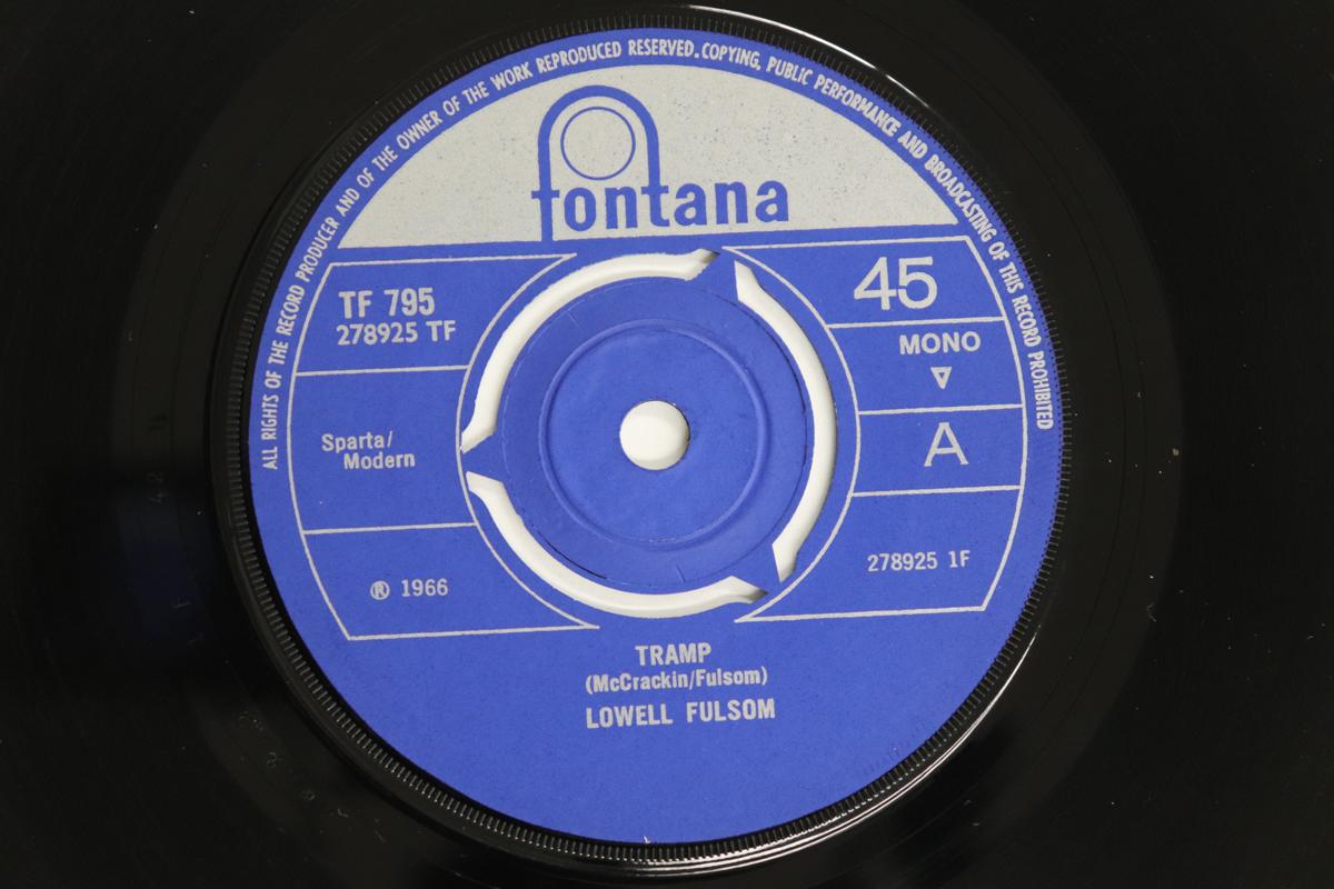 

7inch Record LOWELL FULSON - Tramp TF795 Fontana 1967 UK Soul/Funk Used