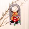 Festive Non-Woven Cartoon Christmas Door & Window Ornament