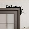 Minimalist Iron Sheet Painting Fun Wall Decoration Metal Signage