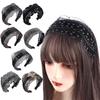 Floral Printed Non-slip Broadside Headband Hair Accessories Lace Head Hoop Embroidery Hair Bands