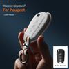 Interior Mouldings Alcantara Car Key Case Remote Buttons Cover Shell For Peugeot 3008 508 2008 5008 308 Suede Keychain Protector