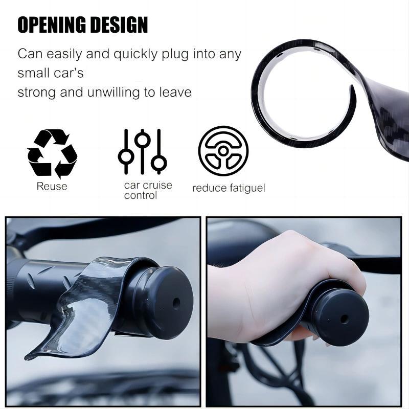 2 Stück Motorrad Gasgriff-Booster Rutschfester Griff-Steuerungs-Hilfsgriff Lenker Arbeitsersparnis Werkzeuge für Motorrad Fahrrad