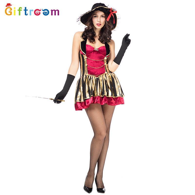 Caribbean Pirate Womens Outfit With Stylish Short Skirt Made From Soft Polyester For Party Wear