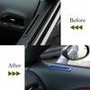 ??Interior Door Air Vent Outlet Trim Decor Cover Blue For Dodge Challenger 2015+