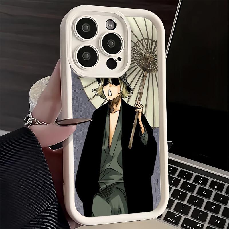 Phone Case for iPhone 17 Air 16E 15 16 Pro Max Bleach Kisuke Urahara Cover 14 Plus 13 12 Mini Soft Shell Silicone Fundas