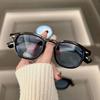 Round Vintage Sunglasses Women Men Brand Designer Rivet Sun Glasses Male Female Fashion Ocean Color Mirror